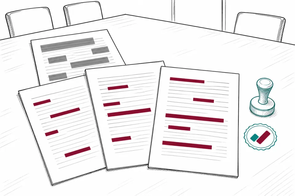 How to Redact Contracts Before Sharing With Counterparties